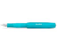 Kaweco FROSTED SPORT Light Blueberry Stylo plume de qualité supérieure, pour cartouches d'encre, avec plume en acier de qualité supérieure, 13 cm, bleu, largeur de plume : BB (extra large)