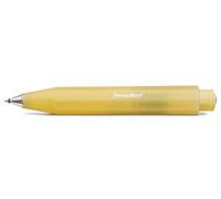 Kaweco Frosted Sport Sweet Banana Stylo à bille en plastique de qualité supérieure Jaune 12 g Stylo à bille de poche avec mécanisme courbe en forme de cœur 10,5 cm