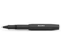 Kaweco Skyline Sport Stylo à bille gel, noir, avec mine roller de 0,7 mm, pour gauchers et droitiers, design classique, avec bille en céramique, 13,5 cm