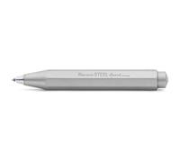 Kaweco Steel Sport Bleu Stylo À Bille Rétractable Avec Clip Moyen
