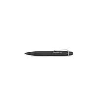 Kaweco Pen Stylo à bille Original Black Chrome, mine agréable, étui en tôle élégant