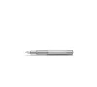 KAWECO Stylo plume AL SPORT Raw B 1,1MM argent