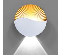 KAWELL 12W Moderne Applique Murale LED Lampe Murale Up Down Aluminium | Créatif, Imperméable IP65, Intérieur Extérieur, pour Chambre à Coucher Salon Salle de Bains Escalier Porche Couloir