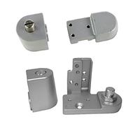 Kawneer Style Haut et bas Ensemble de pivot Charnière pour Commercial Adams Rite Boutique type de porte, Choisissez Transmis et finition Main gauche en aluminium Aluminium
