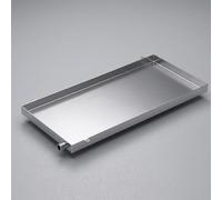 KAXLDHH Bac d'Égouttement de Climatiseur en Acier Inoxydable avec Tuyau de Vidange et Collier, Récupérateur de Condensat Universel pour Unité Extérieure de Climatisation Split 1-2P(40x10cm)