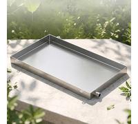 KAXLDHH Bac Vidange Climatiseur en Acier Inoxydable Bac Condensat pour Clim Split Plateau de Récupération d'eau Collecteur de Condensats pour Unité Extérieure(40x100cm)