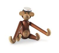 Kay Bojesen Denmark Singe en bois Kay Bojesen avec son chapeau de diplômé bleu