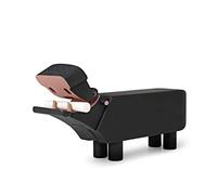 Kay Bojesen Figurine en bois Hippopotame 12,5 cm Noir