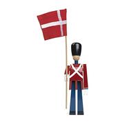 Kay Bojesen Denmark Porte-drapeau avec drapeau en tissu Kay Bojesen 29.5 cm