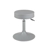KAYELLES Tabouret de Travail YU Réglable en Hauteur avec Large Base Métal Antidérapante Gris