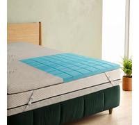 Kaysa Surmatelas 2 Places Mémoire de Forme 140x190 Haut 6cm | Haute Densité HD, Correcteur Orthopédique 7 Zones, Base Antidérapante et Élastiques, Fabriqué en Italie