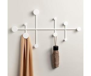 Kazai. 'Sval' | Porte-Manteau Mural Design Minimaliste | Idéal pour Chambre et Entrée | Concept Berlin | Blanc