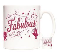KAZMUGZ Fabulous Mug cadeau pour les fans de Strictly Come Dance Tasse en céramique Passe au lave-vaisselle et au micro-ondes Blanc 325 ml