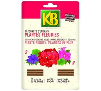 KB Bâtonnets d'engrais Plantes Fleuries, géraniums x40