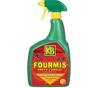 KB FOUPAL8N2 - Pulvérisateur Anti-Fourmis Prêt à l'Emploi 800 ml - Elimine radicalement et durablement fourmilières et fourmis noires - Produit 2 en 1, action choc et forme une barrière de protection