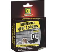 KB HOME DEFENSE HDCROC2 - Pièges à Souris Crocodiles x2 - Solides, puissants et très sensibles - pour Lutter Contre Les Souris