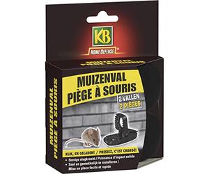 KB HOME DEFENSE HDCROC2 - Pièges à Souris Crocodiles x2 - Solides, puissants et très sensibles - pour Lutter Contre Les Souris