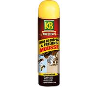 KB HOME DEFENSE HDMOUNID - Aérosol Mousse Nids de Guêpes et Frelons 500 ml - Idéal pour nids accès difficiles - Portée jusqu'à 3 m - Frelons asiatiques - Mousse active enveloppante - Action immédiate