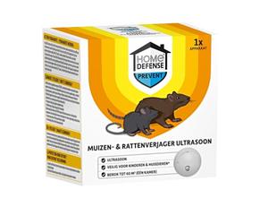 KB HOME DEFENSE HDULT60 - Répulsif Rats et Souris Electromagnétique 60m² - Répulsif à ultrasons - Action permanente sans accoutumance - 60m² = 1 pièce
