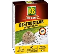 KB HOME DEFENSE KDEFOU2 - Destructeur de Fourmilières Granulés 400 g - Matière active à base de plante - Elimine radicalement jusqu'à 20 fourmilières - Premiers effets en 48h - Fabriqué en France