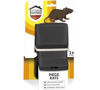 KB Home Defense Pièges Rats 1 Piège | Piège à rats réutilisable avec mâchoire puissante, mécanisme résistant et armement facile, pour intérieur ou extérieur