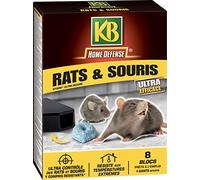 KB Blocs anti-rats et souris Home Defense Rasofloc – 200 g (8 x 25 g) – Ultra efficace