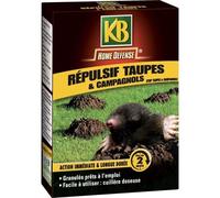 KB HOME DEFENSE HDREPTAUP - Répulsif Anti-Taupes et Campagnols Granulés Prêt à l'Emploi 150 g - Action immédiate longue durée - Jusqu'à 2 mois d'éfficacité - Facile à utiliser - Avec cuillière doseuse