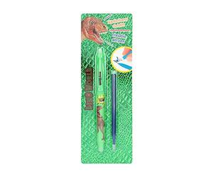 KBC Stylo Mine Gel Effaçable Gomme intégrée - Modèle Dino Vert