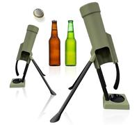 KBIBCK Décapsuleur de Bière Amélioré, Mortier Ouvre-Bouteille, Décapsuleur de bière Mortar, Lance-grenades - Mortier pour Bars et Etagères, lanceur de capsules tactique