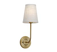 KBUUKYYXouy Applique murale industrielle rustique classique simple avec évasée Fun l Li n Fab Shade lampes de table de chevet for chambres à coucher lecture de chevet(Antique)