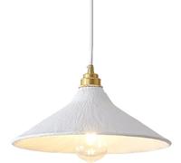 KBUUKYYXouy Suspension en métal blanc, lampe suspendue à grain de surface fer forgé, luminaires for la maison, lustre décoration laiton simple moderne for restaurant bar cuisine table manger café(C)