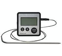 KC BLUE Kitchen Craft - Thermomètre de Cuisson à Sonde et Minuteur Cuisine Numérique pour Viandes, Sucre, Sauces et Autres