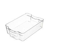 KC BLUE KitchenCraft Bac de Rangement en Plastique, 31.5 x 21 x 9 cm, Transparent