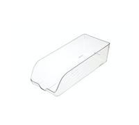 KC BLUE KitchenCraft - Bac de Rangement pour Réfrigérateur, Plastique Alimentaire, 34,5 x 14 x 9,5 cm, Transparent