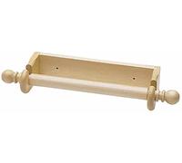 KC BLUE KitchenCraft - Porte-Rouleau Mural pour Papier Essuie-Tout de 25 cm, Bois de Hêtre, 29 cm