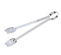KC BLUE KitchenCraft Stainless Steel Food Tongs, 24 cm (9.5")