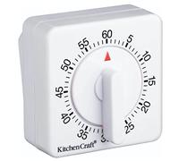 KC BLUE KitchenCraft Wind-Up Mechanical 1-Hour Kitchen Timer