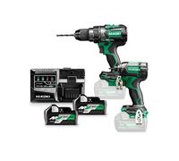 HiKOKI Kit HiKOKI perceuse-visseuse sans fil + visseuse à choc KC18DC Quantité:1