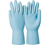 K ermatril® P743 Gants de Protection Chimique en Nitrile, Jetables, Imperméables, Sans Poudre, Bleu, Taille 6XS, 074306082C (Boîte de 50 Pièces)