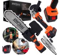 KD10624 Meuleuse D'Angle À Batterie + Tronçonneuse 20V 2x 3,0Ah 2En1 SUPER SET