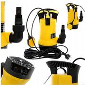 Kraft&Dele Pompe pour eaux sales 1" Pompe immergée 1650W 16000 L/h avec interrupteur à flotteur intégré