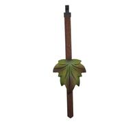 KD89 Balancier en Bois pour pendules à Coucou - Motif Feuille de Vigne, différentes Couleurs proposées - Fabrication Artisanale de la fôret Noire (Vert)