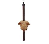KD89 Balancier en Bois pour pendules à Coucou - Motif Feuille de Vigne, différentes Couleurs proposées - Fabrication Artisanale de la fôret Noire (Clair)