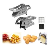KDINFAV: Coupe frites Ménager avec 2 grilles en Acier Inox. Presse à pommes de terre manuelle machine de mandoline pour cuisine