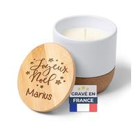 KDO MAGIC Bougie Personnalisée Cire végétale parfum vanille (Noël)