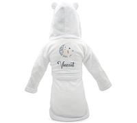 KDO MAGIC Peignoir bébé personnalisé avec votre prénom | Idée cadeau naissance | Peignoir doux | Garçon | Fille | Personnaliser | Anniversaire