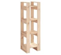 KDVXBCQJH Bibliothèque séparateur de pièce en pin massif 41 x 35 x 125 cm | Structure ouverte spéciale comme séparateur de pièce double face pour le salon et le bureau avec aspect bois de pin naturel.