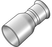 KE Kelit NP411, STEELFIX, acier inoxydable, raccord réducteur à sertir extérieur/intérieur 54/42, 1 pièce.