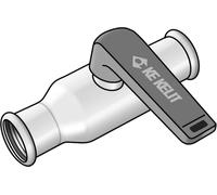 KE Kelit NP453, STEELFIX, acier inoxydable, robinet à bille à sertir, 35, 1 pièce.