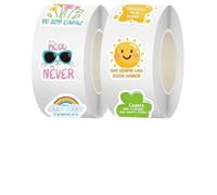 keadiseu Lot de 500 Autocollants d'affirmation holographiques de Motivation, Autocollants positifs pour Ordinateur Portable, Journal, Coque de téléphone pour étudiants, Enseignants, Salle de Classe